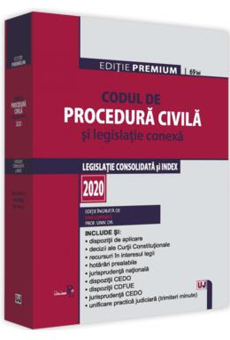 Copertă produs Codul de procedură civilă și legislație conexă 2020. Ediție premium