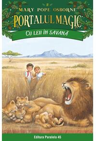 Copertă produs Portalul magic. Cu leii în savană (Vol. 11)