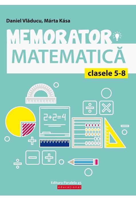 Copertă produs Memorator de matematică pentru clasele V-VIII