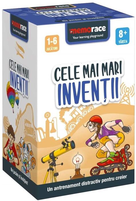 Copertă produs Memorace. Cele mai mari invenții