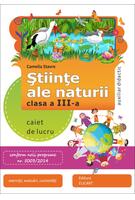Ştiinţe ale naturii. Caiet de lucru. Clasa a III-a