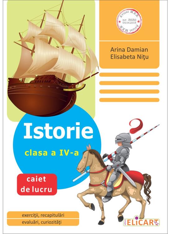 Copertă produs Istorie. Clasa a IV-a. Caiet de lucru - gallery big 1