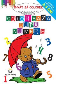 Copertă produs Colorează după numere. Invăț să colorez