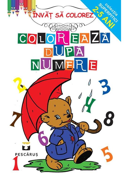 Copertă produs Colorează după numere. Invăț să colorez - gallery big 1