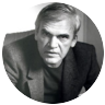 Fotografie autor Milan Kundera