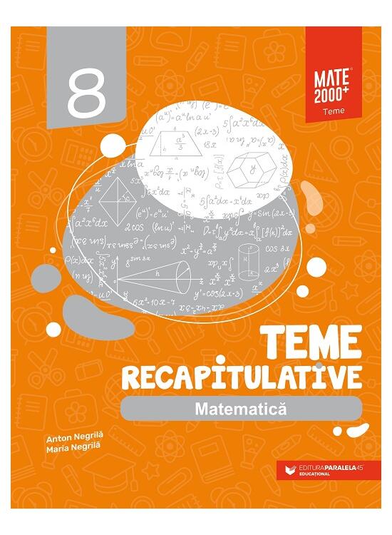 Copertă produs Matematică. Teme recapitulative. Clasa a VIII-a - gallery big 1