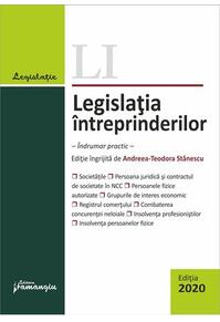 Copertă produs Legislaţia întreprinderilor. Ediția 2020