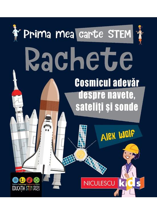 Copertă produs Rachete. Prima mea carte Stem - gallery big 1