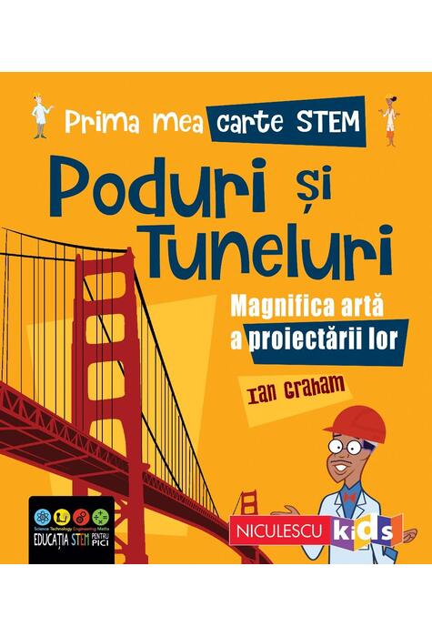 Copertă produs Poduri și tuneluri. Prima mea carte Stem