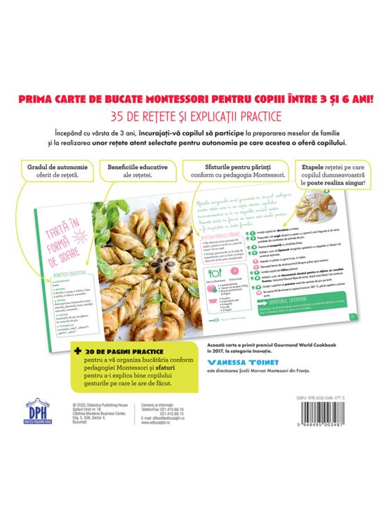 Copertă produs Eu gătesc, eu cresc! Montessori - 35 de rețete savuroase care vă ajută copilul să-și dezvolte autonomia! - gallery big 2