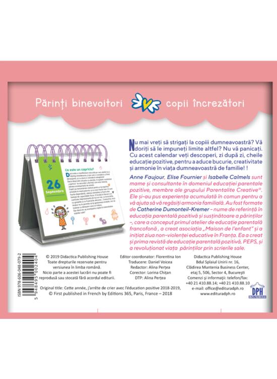 Copertă produs Calendar. Fără țipete către copii datorită educației parentale pozitive - gallery big 2