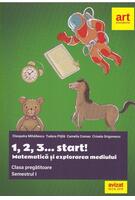 Imagine produs 1, 2, 3... start!. Matematică și explorarea mediului. Clasa pregătitoare. Semestrul I