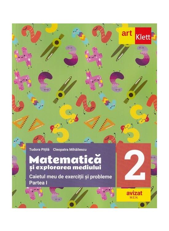 Copertă produs Matematică și explorarea mediului. Caietul meu de exerciții și probleme. Clasa a II-a. Partea I - gallery big 1