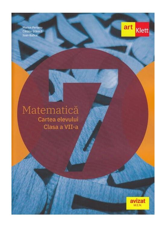 Copertă produs Matematică. Cartea elevului. Clasa a VII-a. - gallery big 1