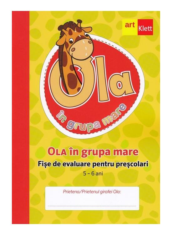 Copertă produs OLA &icirc;n grupa mare. Fișe de evaluare pentru preșcolari (5-6 ani) - gallery big 1