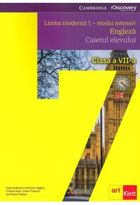 Copertă produs Limba modernă 1 - studiu intensiv. Engleză. Caietul elevului. Clasa a VII-a