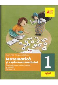 Copertă produs Matematică și explorarea mediului. Fișe integrate de evaluare curentă și sumativă. Clasa I. Partea a II-a