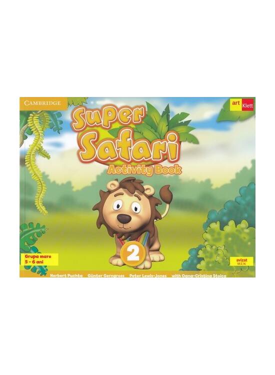 Copertă produs Super Safari 2. Activity Book. Limba Engleză. Grupa mare (5-6 ani) + CD audio - gallery big 1