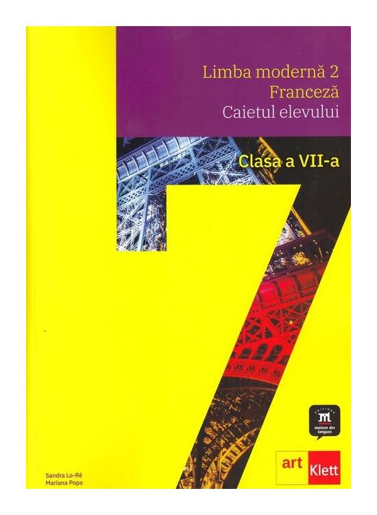 Copertă produs Limba modernă 2 - Franceză. Caietul elevului. Clasa a VII-a + CD - gallery big 1
