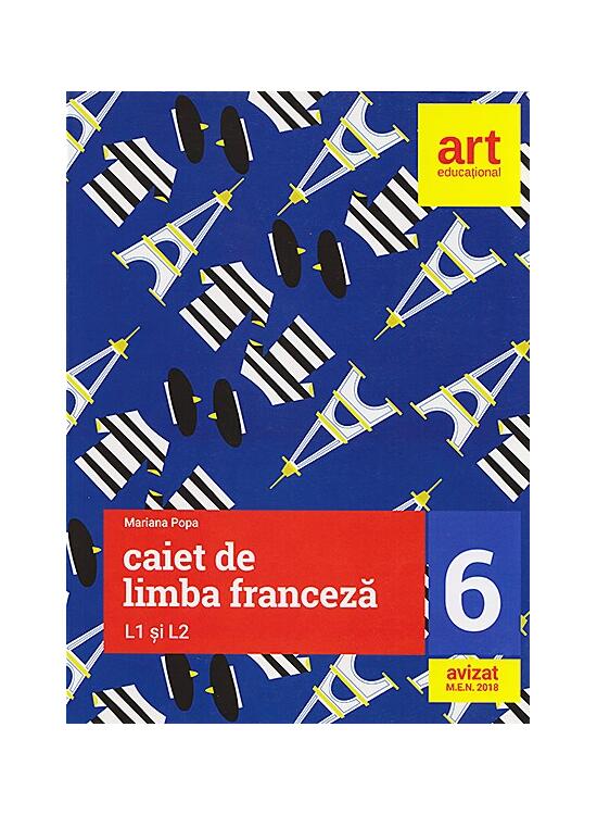 Copertă produs Caiet de limba franceză. Clasa a VI-a. L1 și L2 - gallery big 1