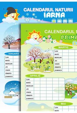Copertă produs Planșe - Calendarul naturii. Iarnă - Primăvară