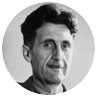 Fotografie autor George Orwell