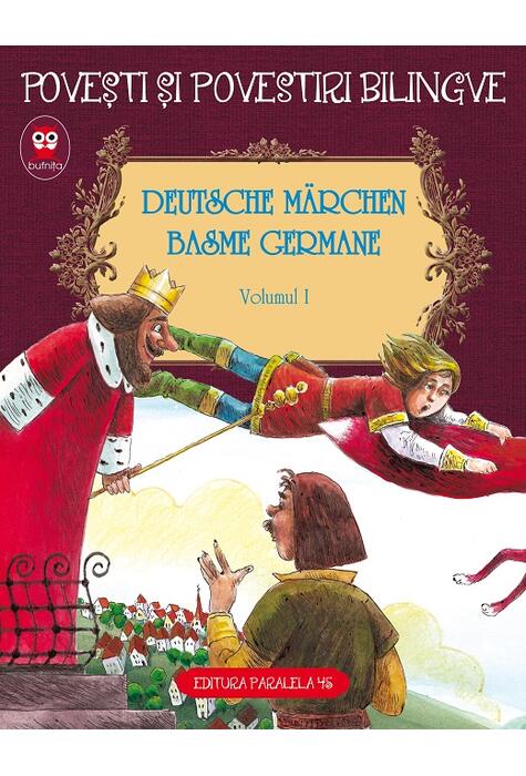 Copertă produs Povești și povestiri bilingve. Deutsche Märchen. Basme germane (Vol. I)