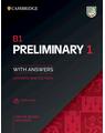 Copertă produs B1 Preliminary 1 for the revised 2020 exam, with answers and with audio - thumb 1