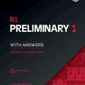 Copertă produs B1 Preliminary 1 for the revised 2020 exam, with answers and with audio - gallery small 