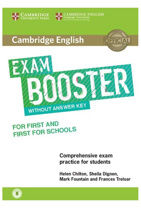 Copertă produs Cambridge English Exam Booster for First and First for Schools without answer key, with audio