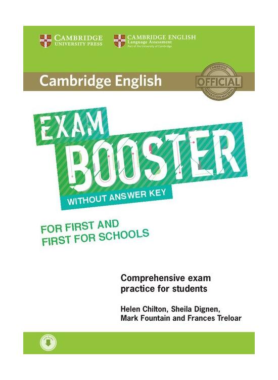 Copertă produs Cambridge English Exam Booster for First and First for Schools without answer key, with audio - gallery big 1