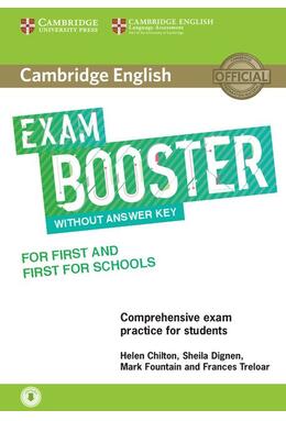 Copertă produs Cambridge English Exam Booster for First and First for Schools without answer key, with audio