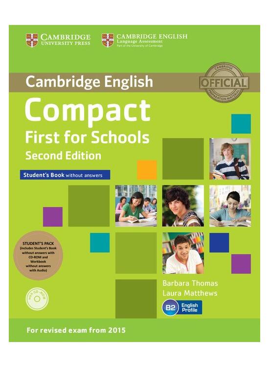Copertă produs Compact First for Schools Student's Pack (Student's Book without Aaswers with CD-ROM, Workbook without answers with audio) - gallery big 1