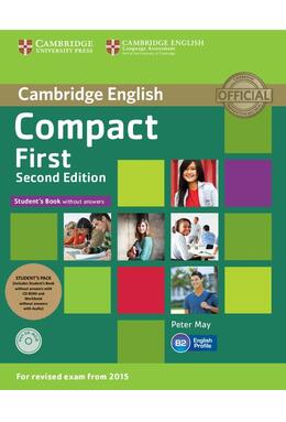 Copertă produs Compact First Student's Pack (Student's Book without answers with CD ROM, Workbook without answers with audio)