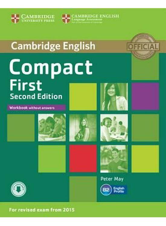 Copertă produs Compact First Workbook without answers with audio - gallery big 1