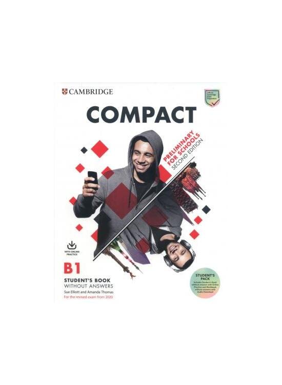 Copertă produs Compact Preliminary for Schools. Student's Pack (Student's Book without answers with online practice and Workbook without answers with audio download) - gallery big 1