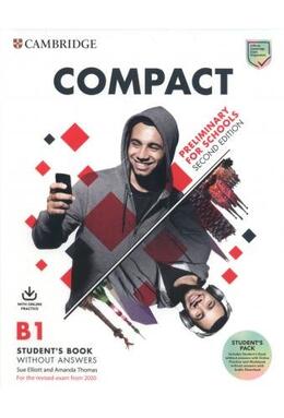 Copertă produs Compact Preliminary for Schools. Student's Pack (Student's Book without answers with online practice and Workbook without answers with audio download)