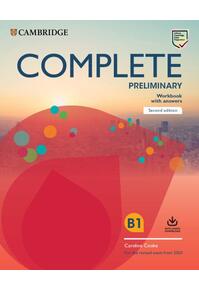 Copertă produs Complete Preliminary Workbook with answers with audio download. For the revised exam from 2020