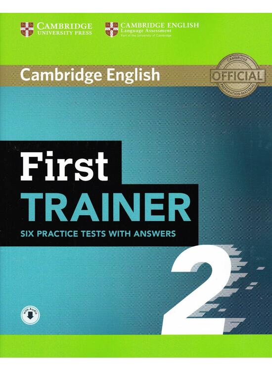Copertă produs First Trainer 2 Six Practice Tests with Answers with Audio - gallery big 1