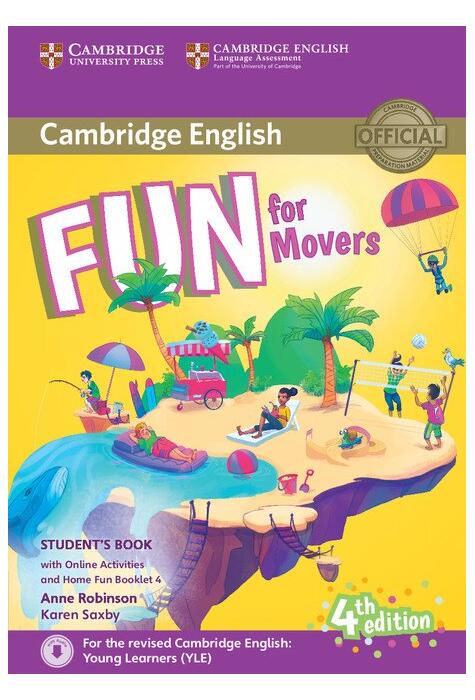 Copertă produs Fun for Movers. Student's Book with online activities with audio and Home Fun Booklet 4