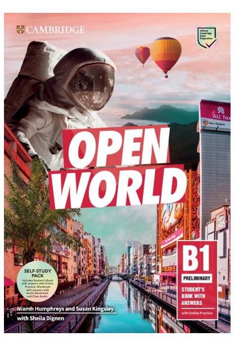 Copertă produs Open World Preliminary B1 Self-Study Pack (Student's Book with answers and Workbook with answers with audio)