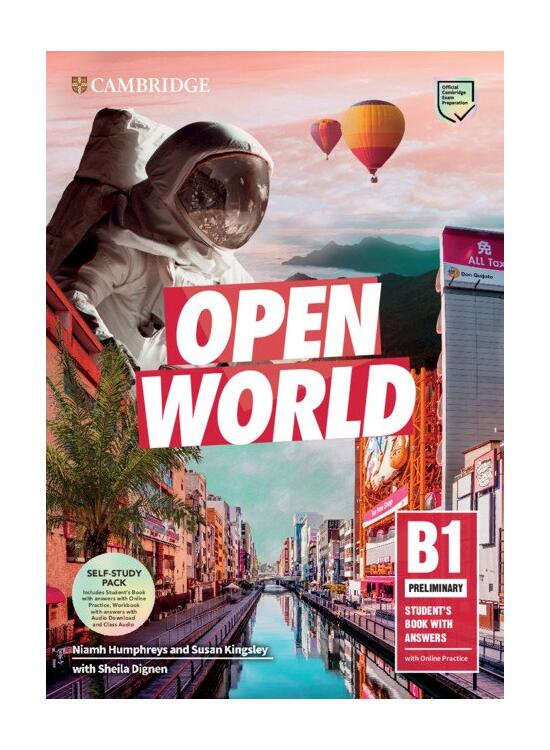 Copertă produs Open World Preliminary B1 Self-Study Pack (Student's Book with answers and Workbook with answers with audio) - gallery big 1