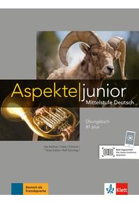 Copertă produs Aspekte junior Arbeitsbuch B1+ mit Audio
