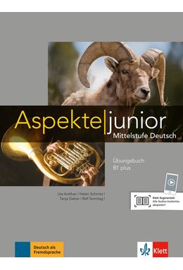 Copertă produs Aspekte junior Arbeitsbuch B1+ mit Audio