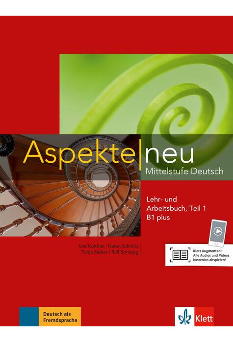 Copertă produs Aspekte neu B1+, Lehr-/Arbeitsbuch Teil 1