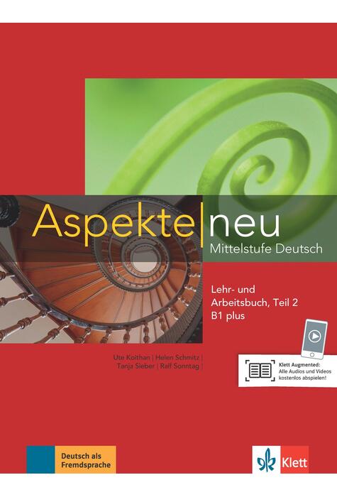 Copertă produs Aspekte neu B1+, Lehr-/Arbeitsbuch Teil 2