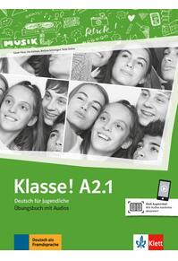 Copertă produs Klasse! A2.1. &Uuml;bungsbuch mit Audios