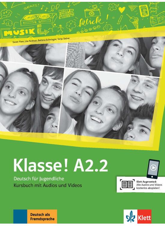 Copertă produs Klasse! A2.2. Kursbuch mit Audios und Videos - gallery big 1