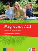 Magnet neu A2.1. Kurs- und Arbeitsbuch mit Audio-CD