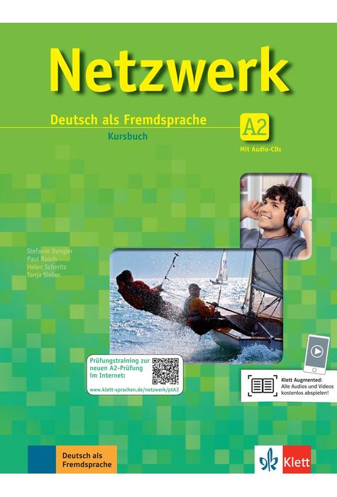 Copertă produs Netzwerk A2,  Kursbuch Gesamtband + 2 CDs